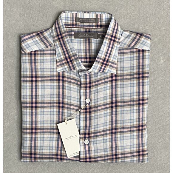 Daniel Cremieux Signature Collection Men's Large Casual Shirt Hemp Blend NEW - Picture 1 of 12